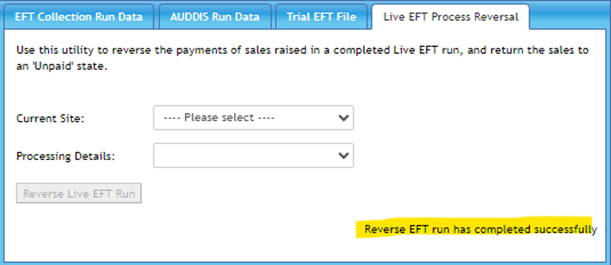 GMC EFT Module 4.23 feature and processing improvements