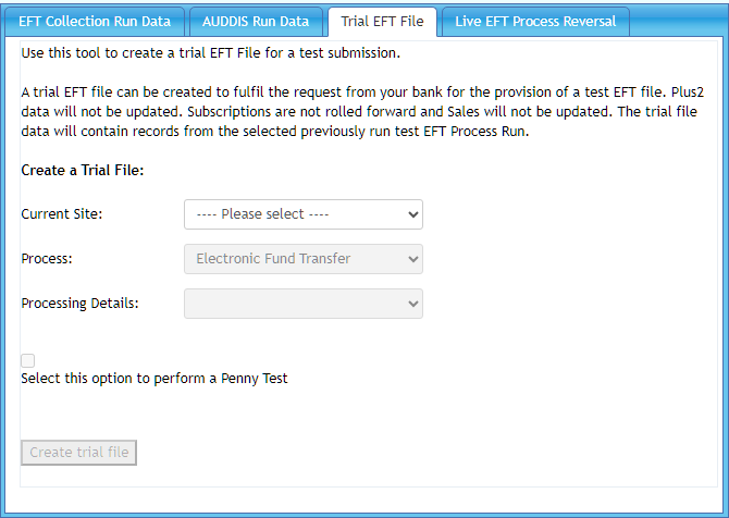 GMC EFT Module 4.23 feature and processing improvements